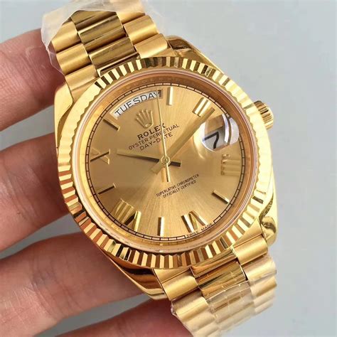 gold rolex replica|Rolex knockoff watches day date.